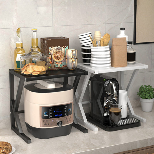 Tovik | Dobbeltlags Mikroovnsholder | Pladsbesparende Køkkenreol