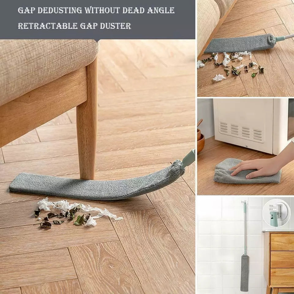 Tovik | Teleskopisk Støvkost | Anti-Støv Rengøringsaccessorie