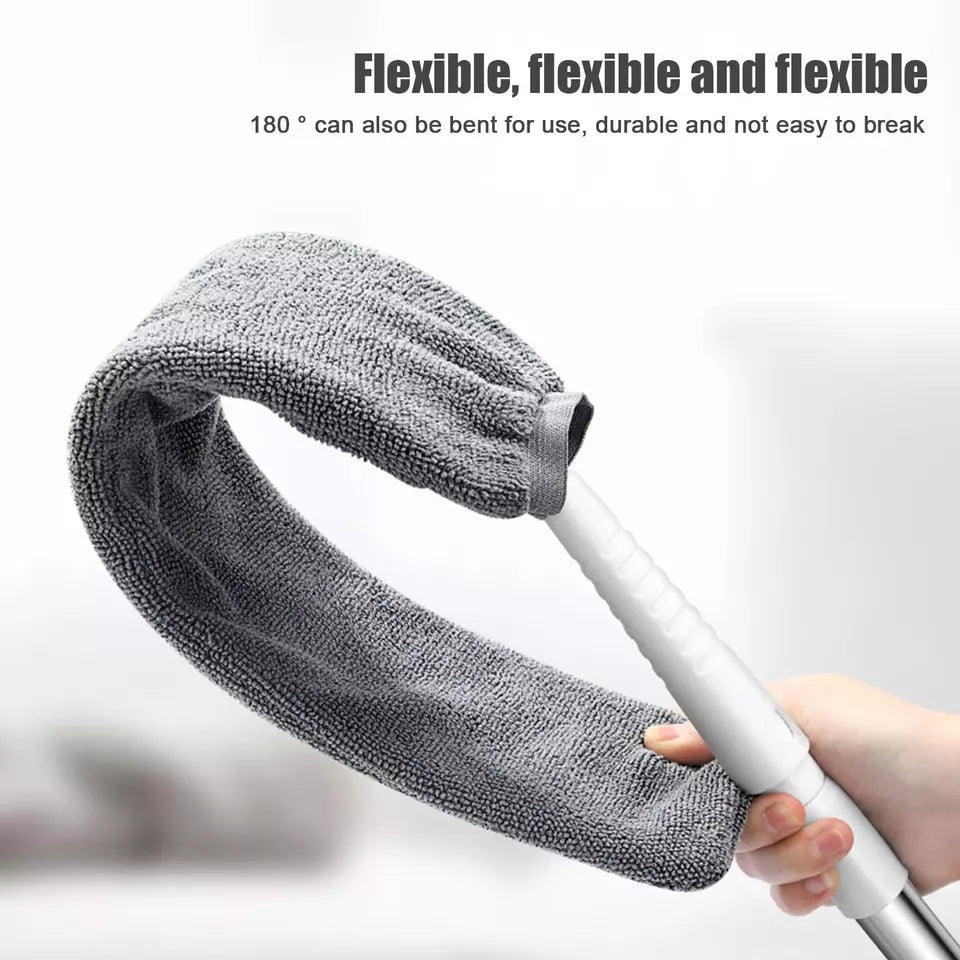 Tovik | Teleskopisk Støvkost | Anti-Støv Rengøringsaccessorie