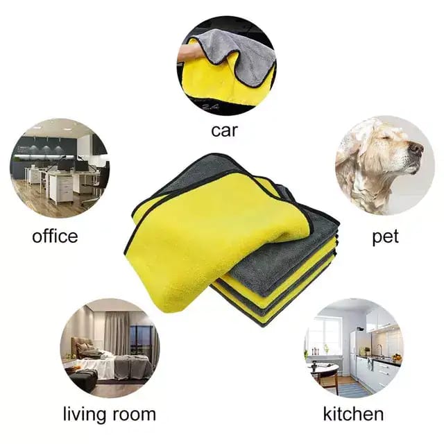 Tovik | Rengøringsklude til Vinduer | Høj Absorbering | Sæt med 5 Stk