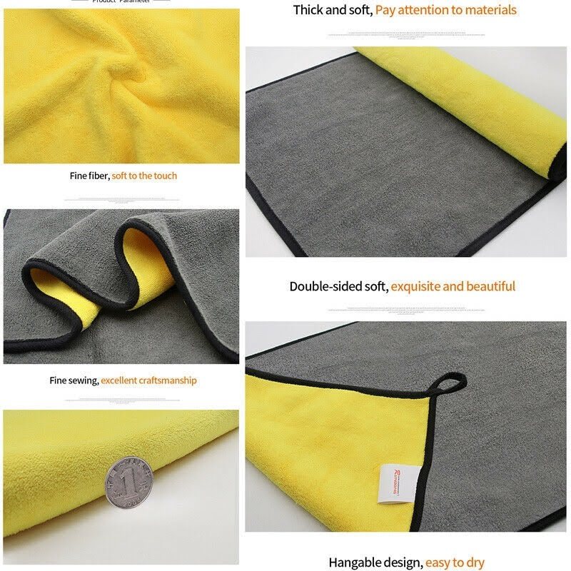 Tovik | Rengøringsklude til Vinduer | Høj Absorbering | Sæt med 5 Stk