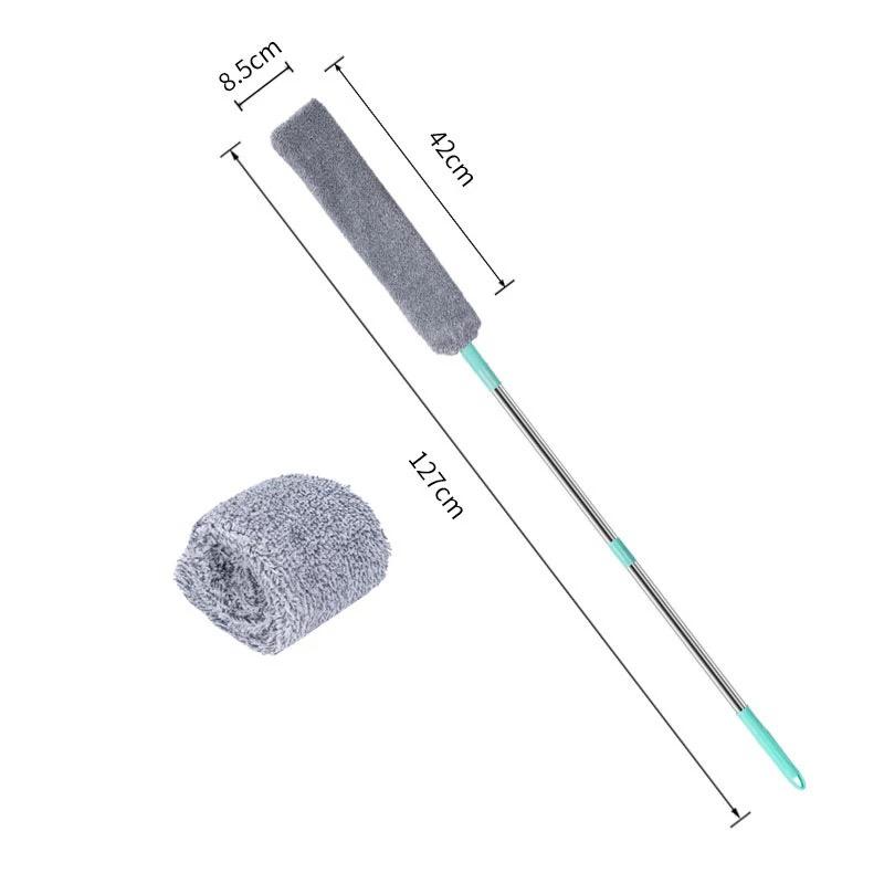 Tovik | Teleskopisk Støvkost | Anti-Støv Rengøringsaccessorie