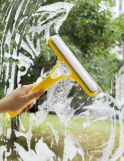 Tovik | 3-i-1 Vinduesrengøringsværktøj | Vask og Aftørring i Ét