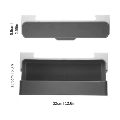 Tovik | SpiceSlider Udtrækkelig Krydderiholder | Pladsbesparende Skuffeløsning til Køkken