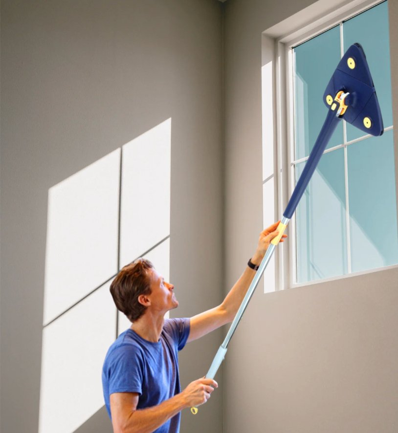 Tovik | FlexiClean 360° Rengøringsklud | Fleksibelt Håndtag og Roterende Design