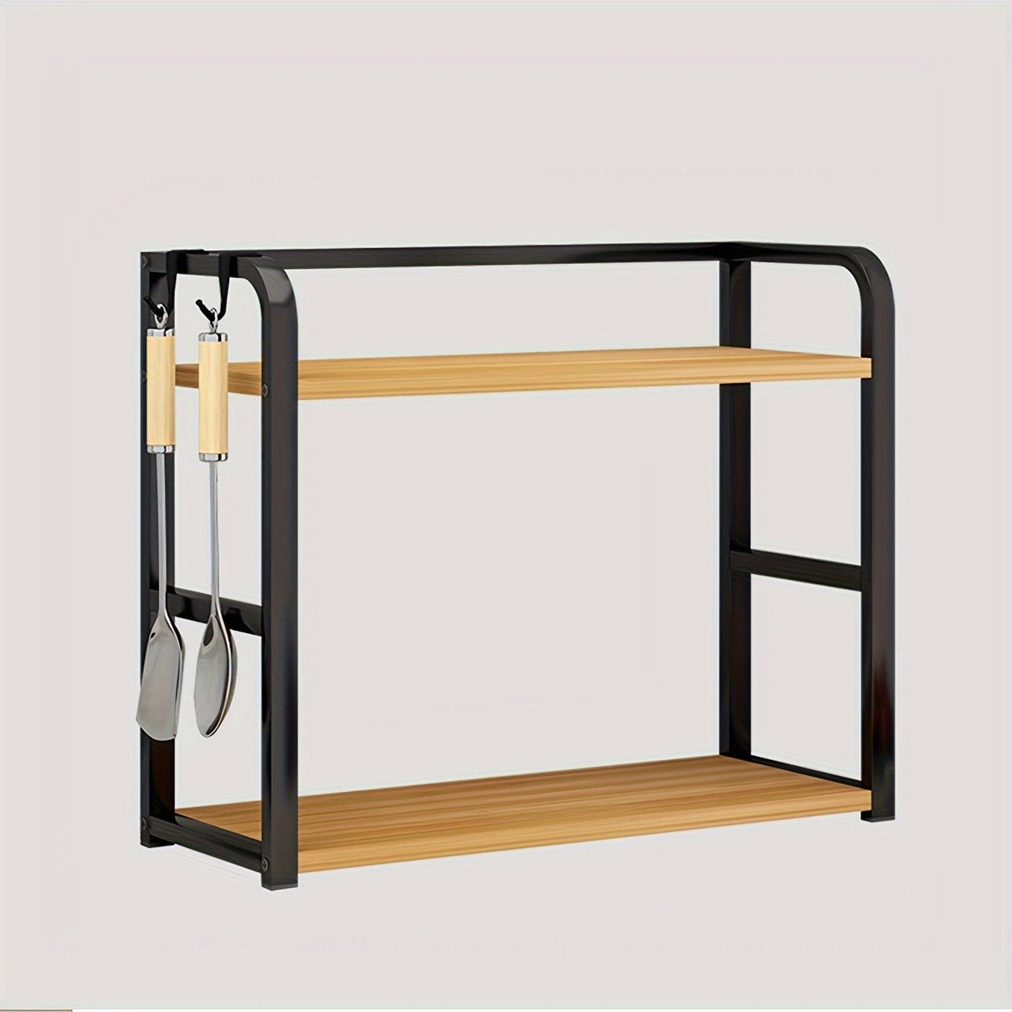 Tovik | Krydderihylde i Rustfrit Stål | Åben Køkkenopbevaring