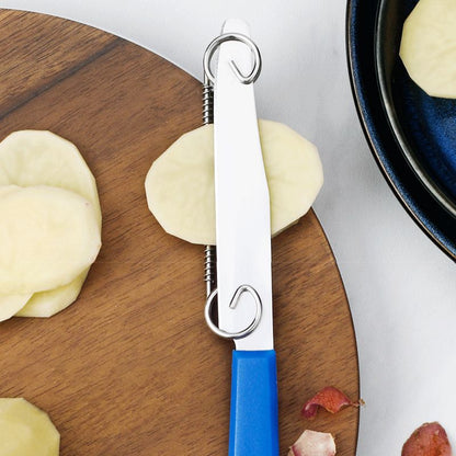 Tovik | Hurtigskæringskniv med justerbar fjeder til frugter og grøntsager