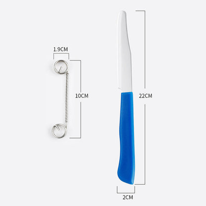 Tovik | Hurtigskæringskniv med justerbar fjeder til frugter og grøntsager